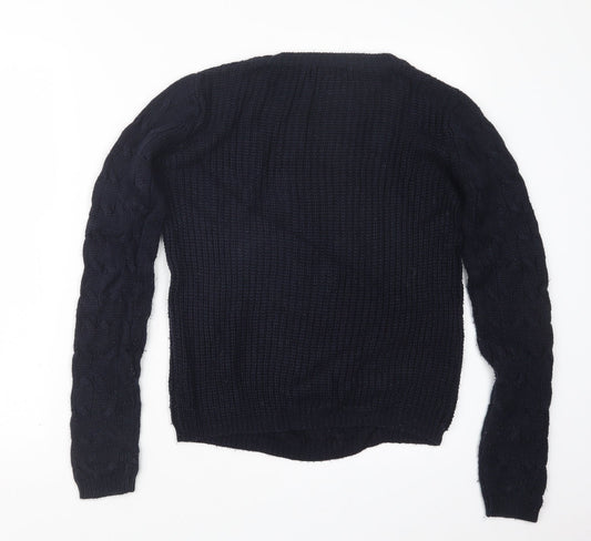 Womens UK Size 8 Select Blue Pullover Jumper