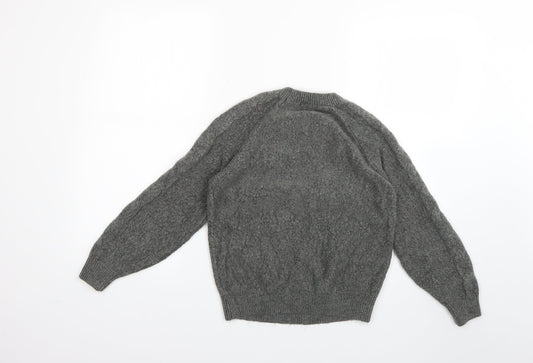 TU Womens Grey Pullover Jumper Size S