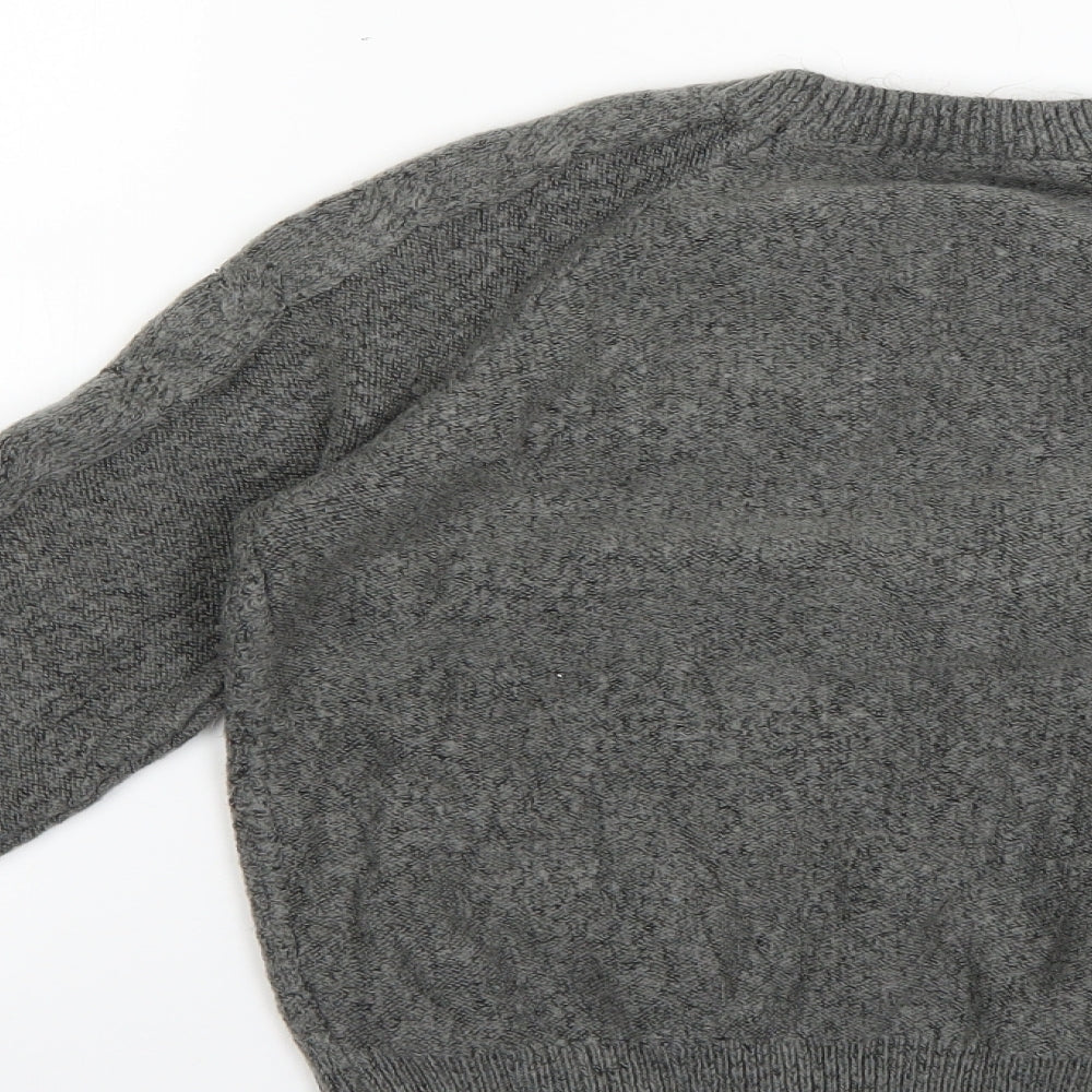 TU Womens Grey Pullover Jumper Size S