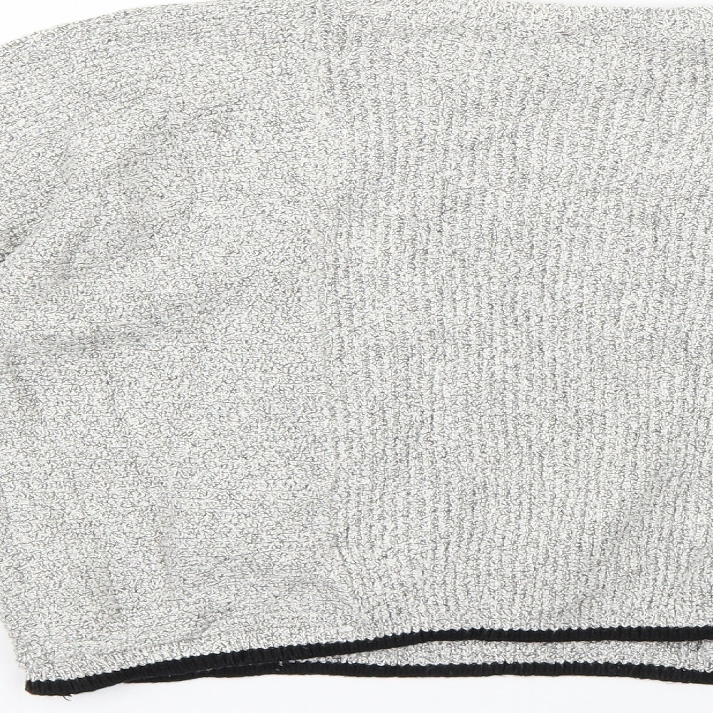 Womens UK Size 10 Topshop Grey Pullover Jumper