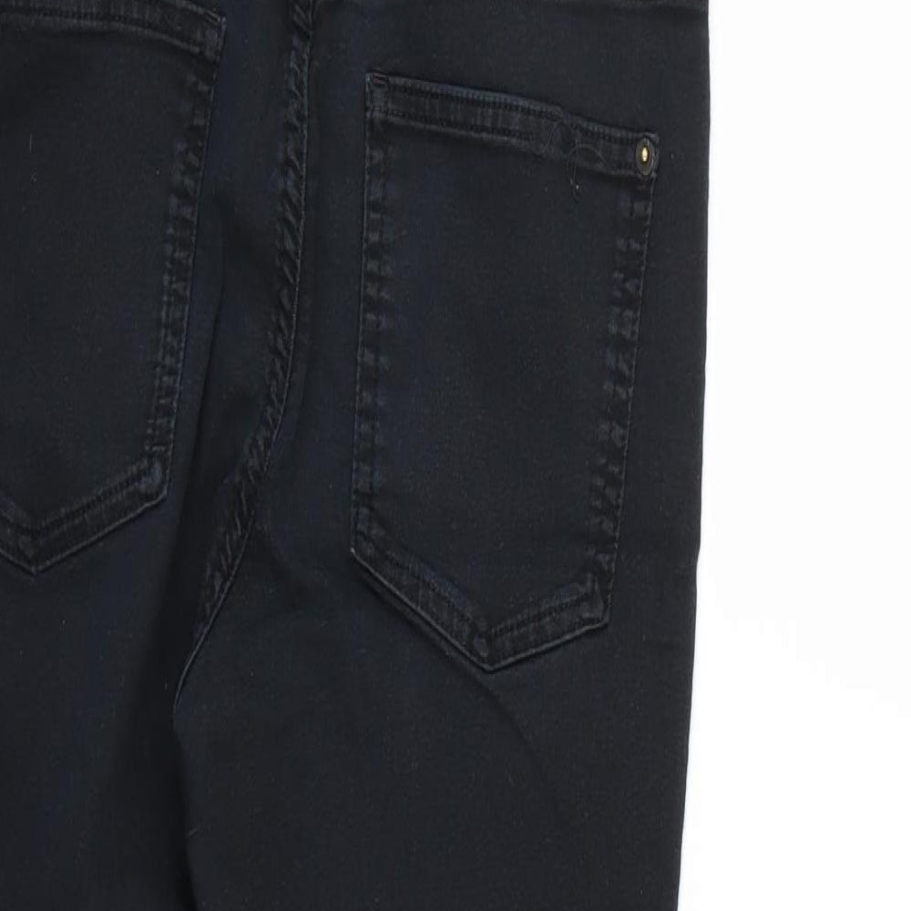 Womens UK Size 10 Marks and Spencer Regular Fit Skinny Black Jeans