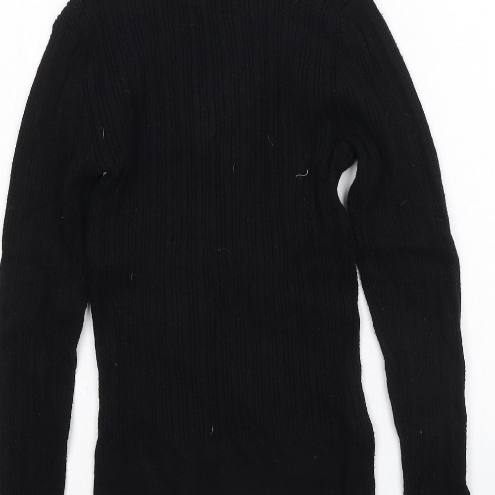Primark Womens Black Knit Pullover Jumper Size 10