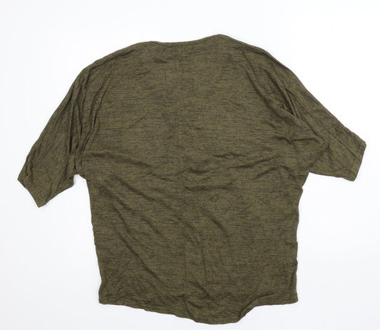 Womens UK Size M New Look Green Pullover Jumper