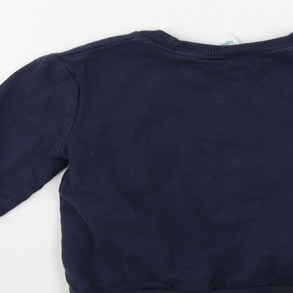 Disney Girls Blue Pullover Sweatshirt Size 4-5 Years - bambi