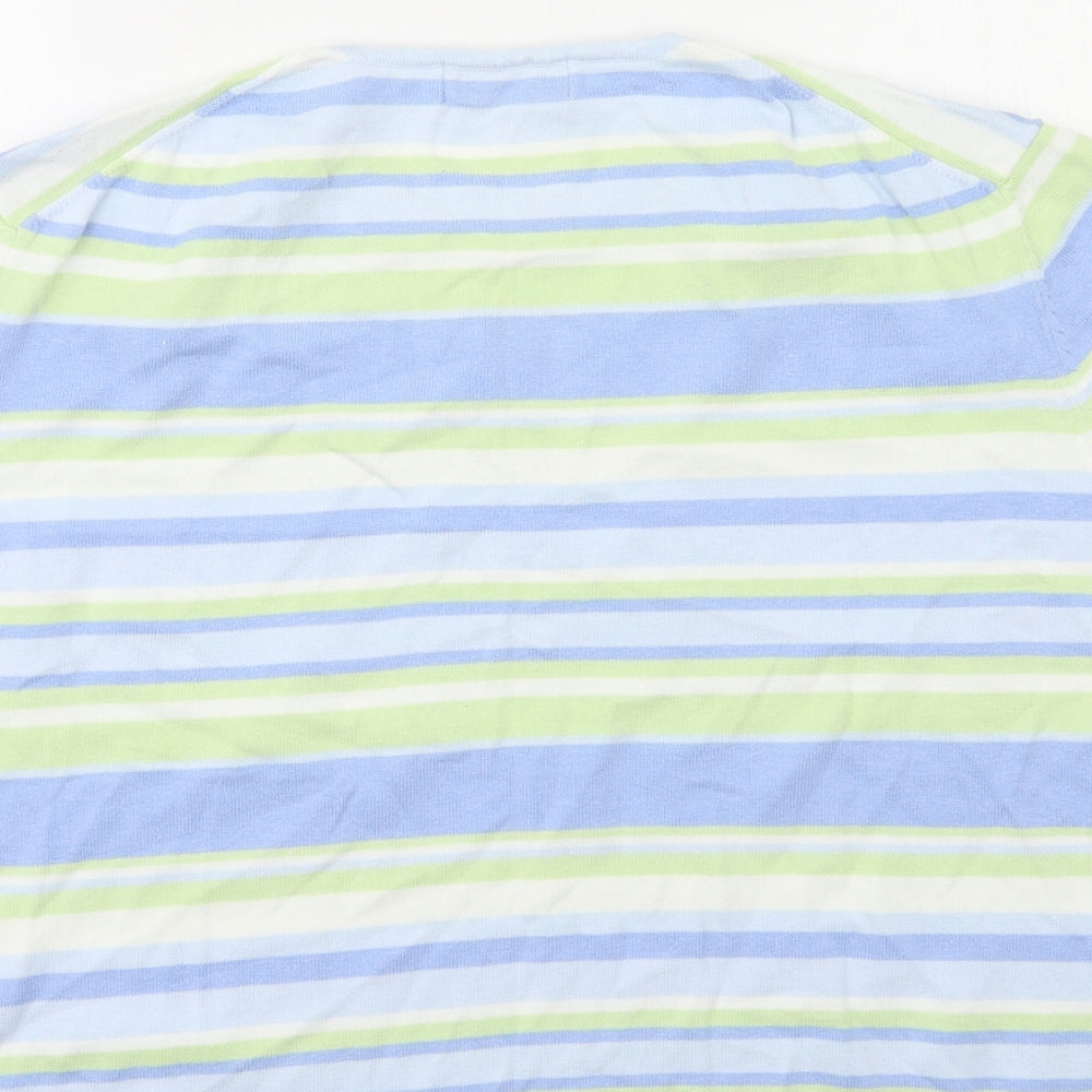 Womens UK Size XL Jumper Blue Pullover Jumper