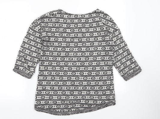 Womens UK Size 8 NEXT Multicoloured Basic T-Shirt