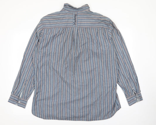 Mens UK Size XL montaray Multicoloured Button-Up Long Sleeve Casual Shirt