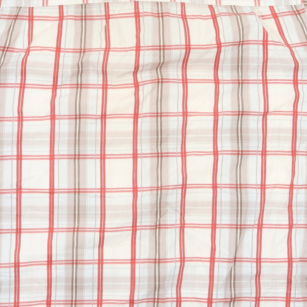 Vintage Mens Multicoloured Check Button-Up Size XL