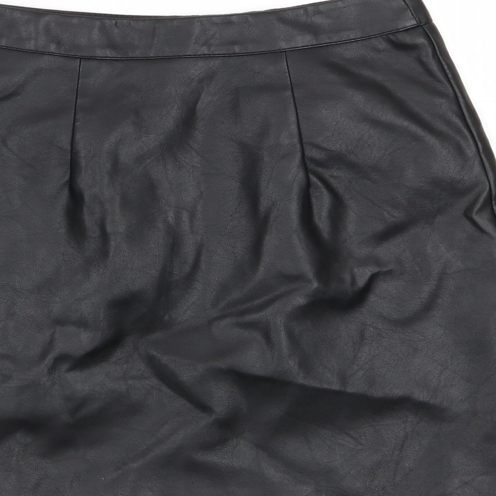 Brand and care label for Primark women’s beige flare skirt, size UK 6
