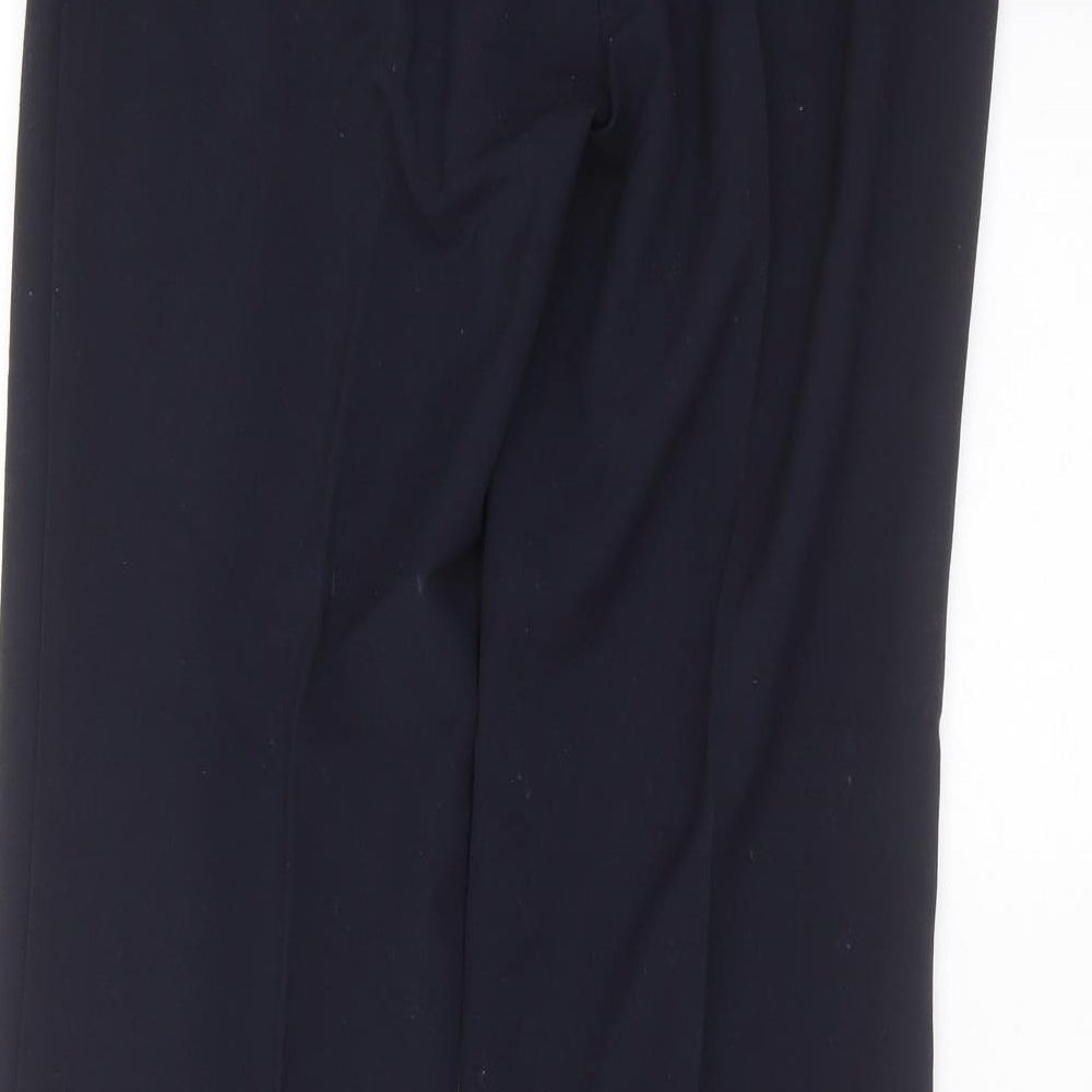 Womens UK Size 8 Marks and Spencer Regular Fit Blue Trousers