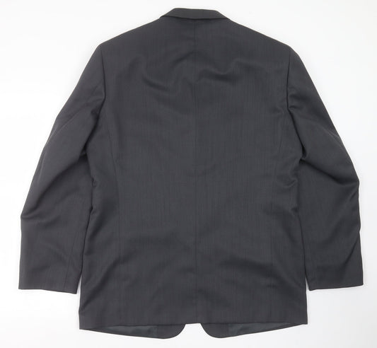 Mens UK Size 42 zantos Regular Grey Suit Jacket