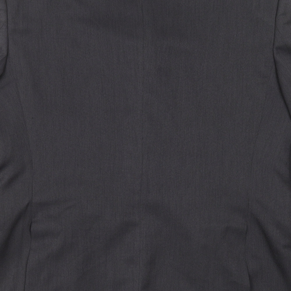 F&F Mens Grey Geometric  Jacket Suit Jacket Size 46