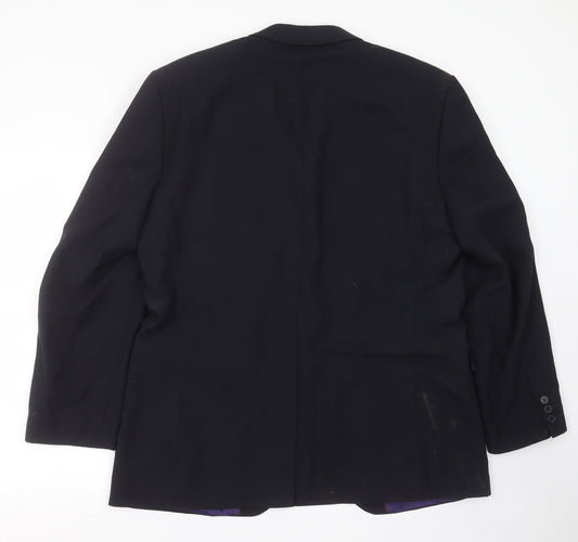 Burton Mens Blue Jacket Suit Jacket Size 42
