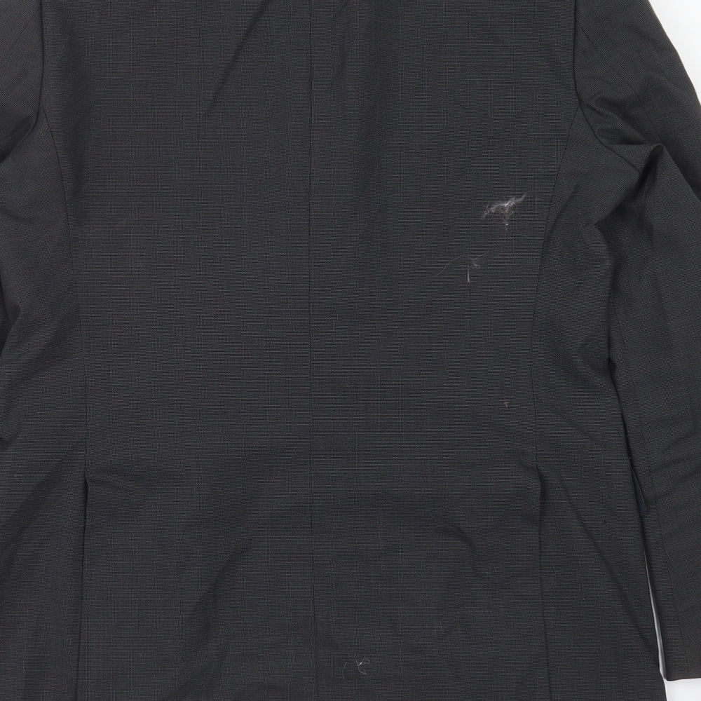 Mens UK Size 38 Marks and Spencer Regular Grey Suit Jacket