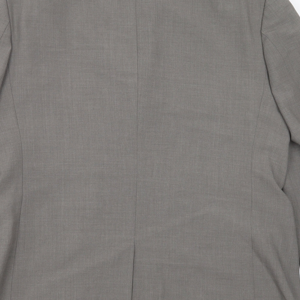 Mens UK Size 42 Karl Jackson Regular Grey Suit Jacket