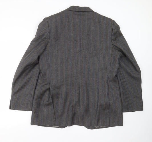 Mens UK Size 42 Preworn Regular Grey Suit Jacket