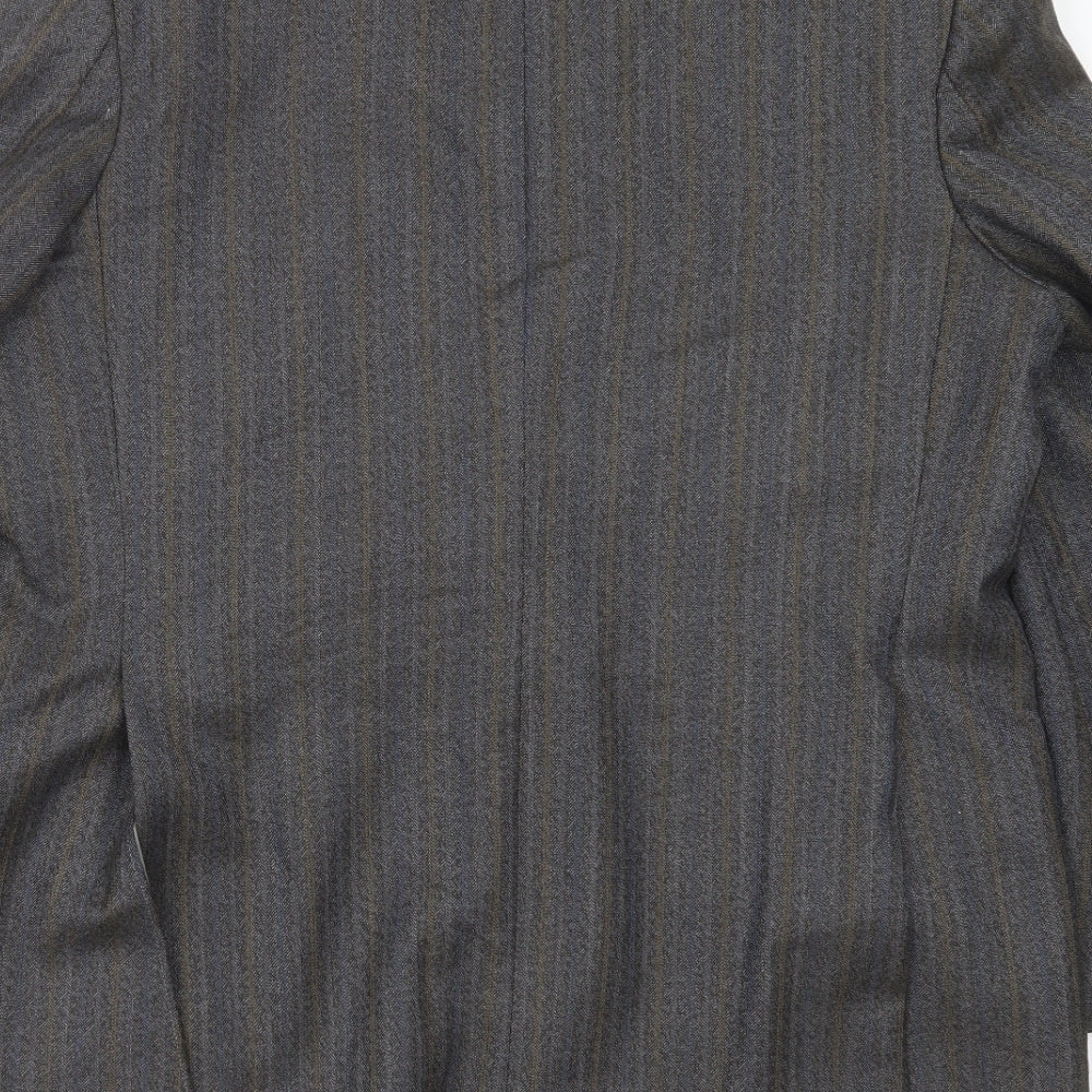 Mens UK Size 42 Preworn Regular Grey Suit Jacket