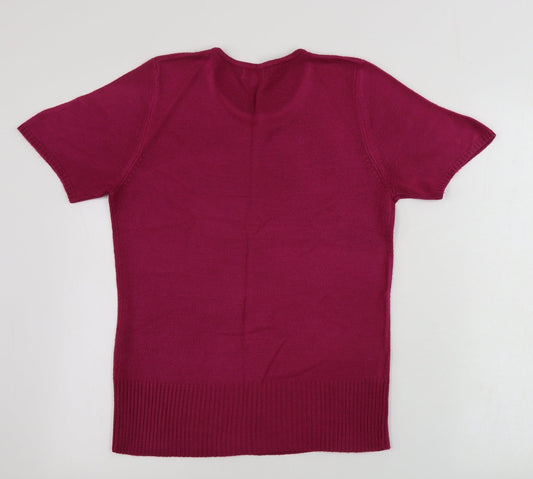 Womens UK Size 12 Matalan Purple Pullover Jumper