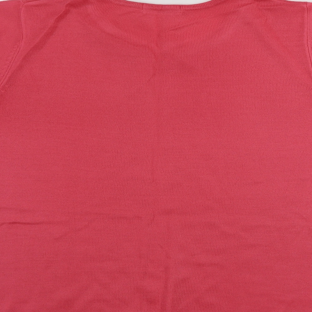 Marks and Spencer Womens Pink Pullover Jumper Size 10