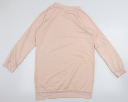 Womens UK Size L Preworn Pink Pullover Jumper