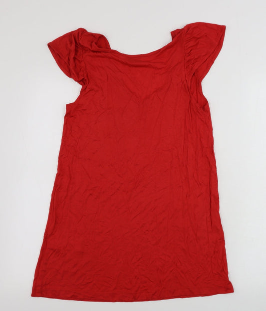 French Connection Womens Red Basic Tank Size M