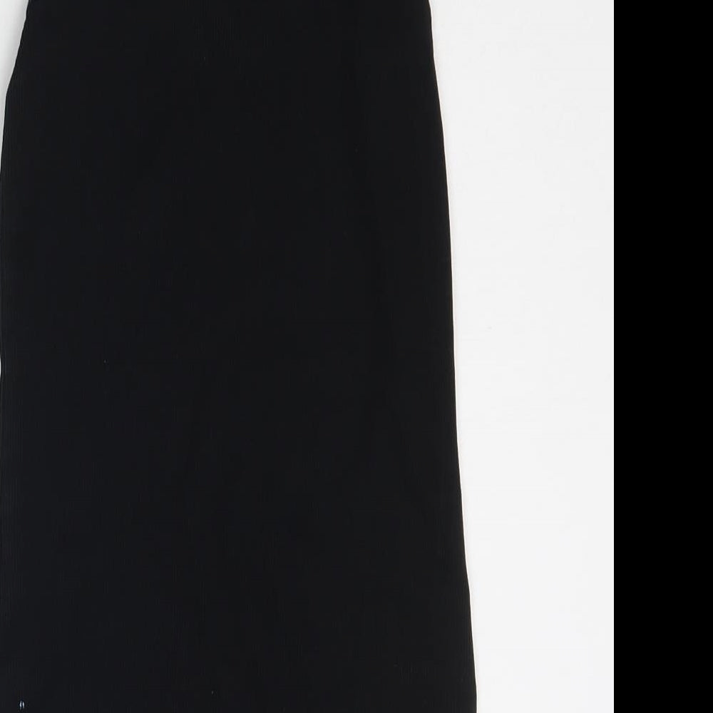 Womens UK Size 12 Marks and Spencer Black Basic Tank