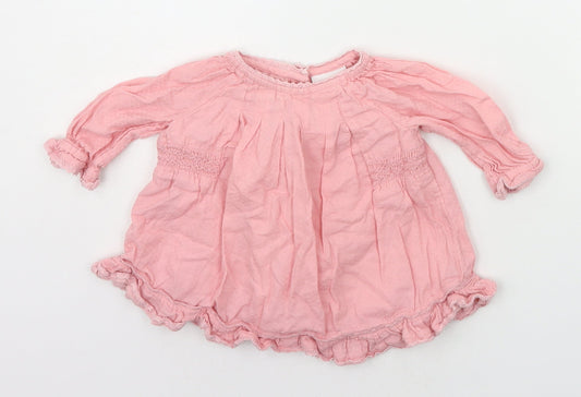 NEXT Baby Pink Houndstooth A-Line Size 0-3 Months