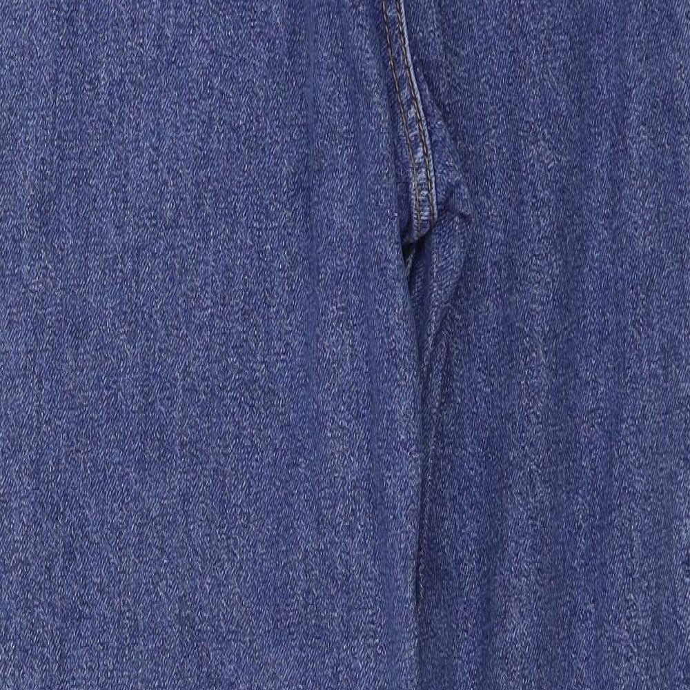 Denim & Co. Womens Blue Straight Jeans Size 6 L28 in