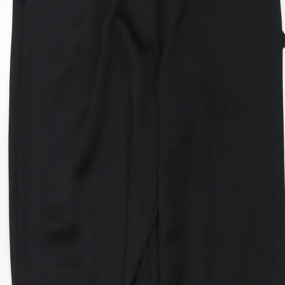 Womens UK Size 6 New Look Regular Fit Black Trousers