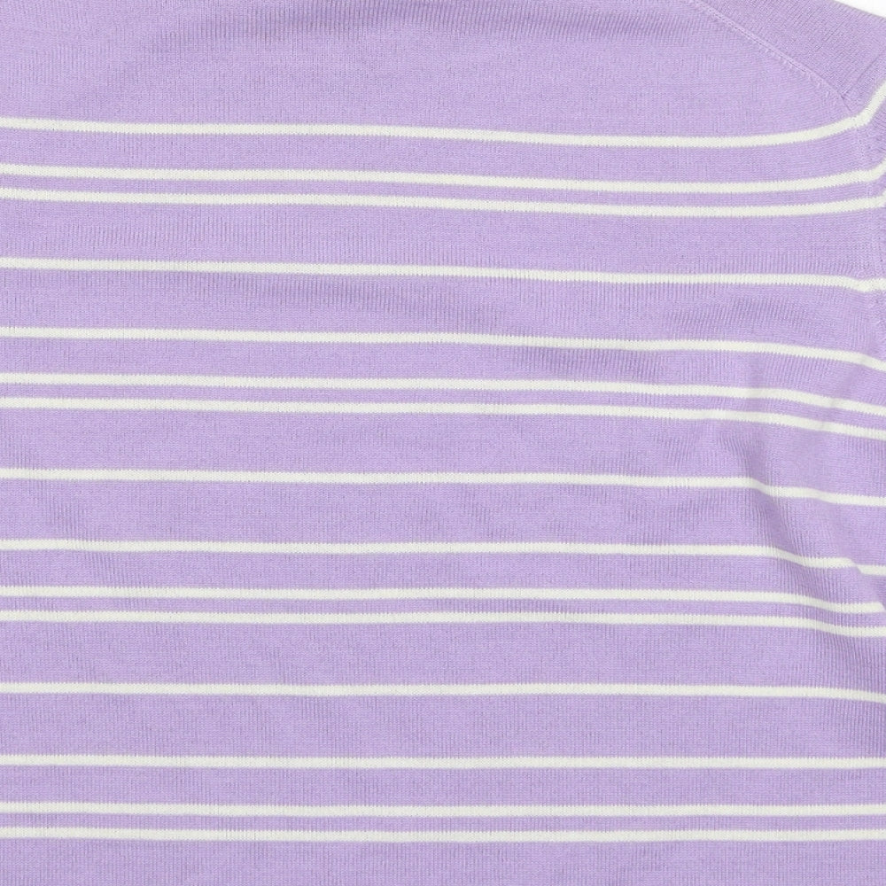 Womens UK Size 14 Marks and Spencer Purple Pullover Jumper