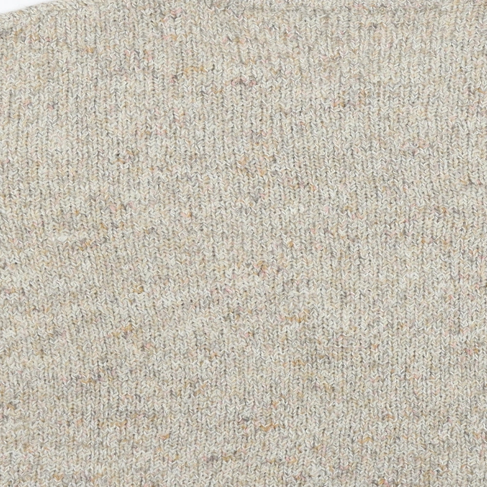 Womens UK Size S M&Co Beige Pullover Jumper