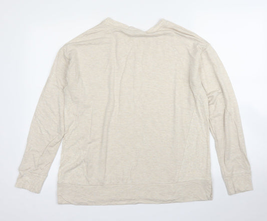 F&F Womens Beige Pullover Jumper Size 14
