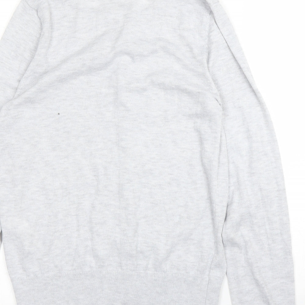 Womens UK Size 12 New Look Grey Cardigan Jumper