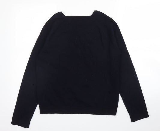 Womens UK Size M Preworn Blue Pullover Jumper