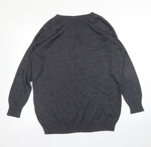 Womens UK Size M Wallis Grey Pullover Jumper