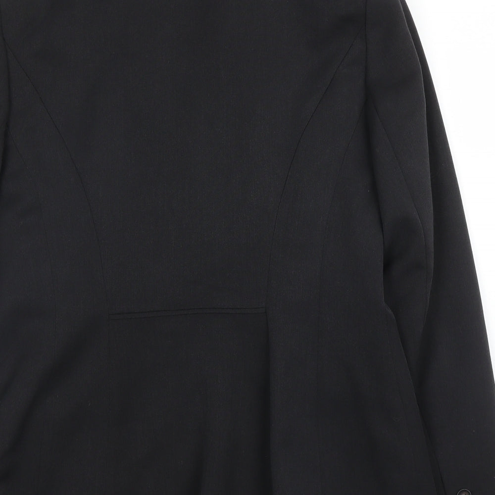Brand and care label for Bonmarché women’s grey jacket blazer, size UK 12