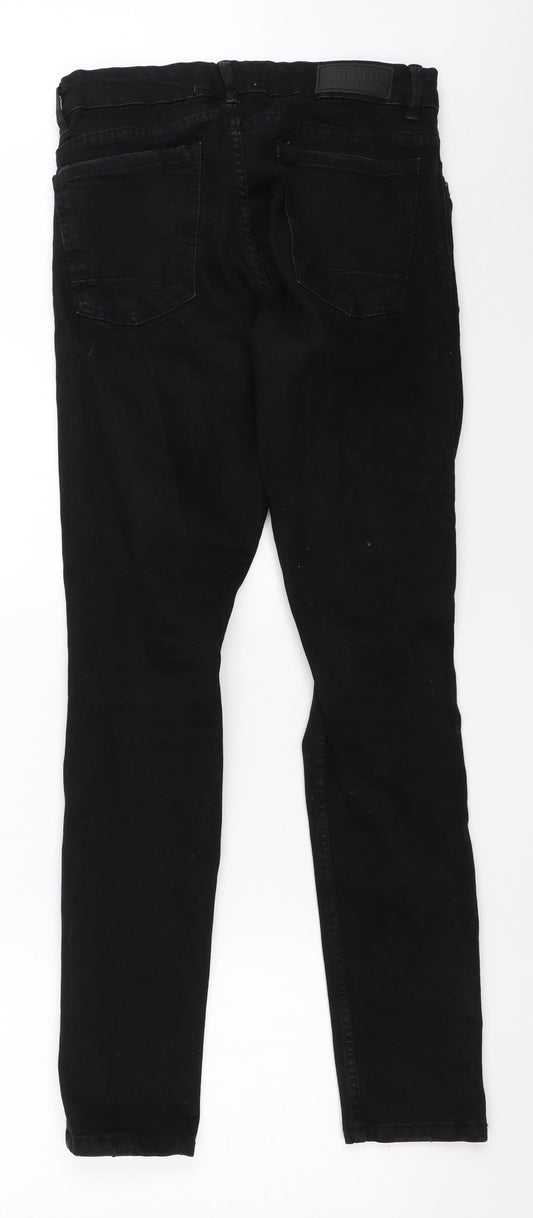 Pull&Bear Womens Black   Skinny Jeans Size 38 L29.5 in