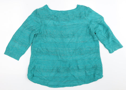 BHS Womens Blue Pullover Jumper Size 16