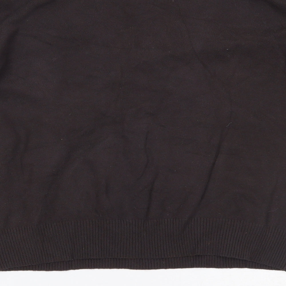 Brand and care label for eVIE women’s brown camisole blouse, size UK 18