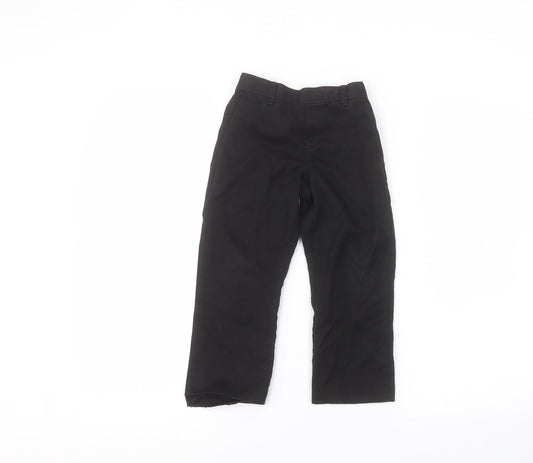 George Boys Black Dress Pants Trousers Size 3-4 Years