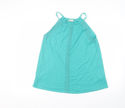 Additional front view of Matalan women’s green basic blouse, size UK 12