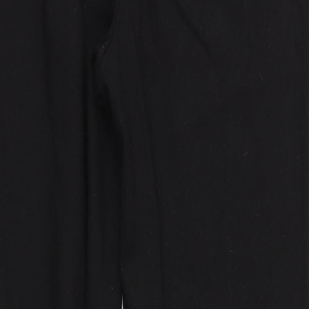 Womens UK Size 8 Oasis Regular Fit Black Trousers
