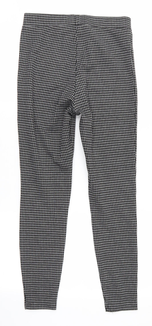 Womens UK Size 10 Papaya Regular Fit Jegging Black Trousers