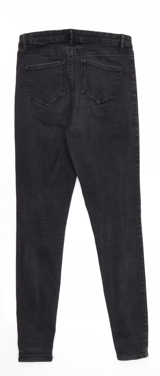 Denim Co Womens Black Skinny Jeans Size 14 L30 in