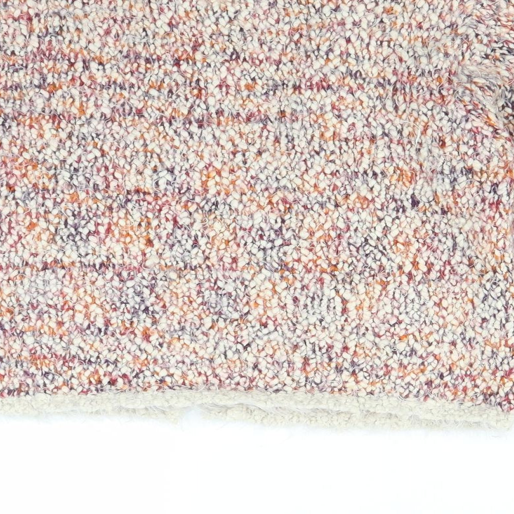 Womens UK Size M Papaya Multicoloured Cardigan Jumper