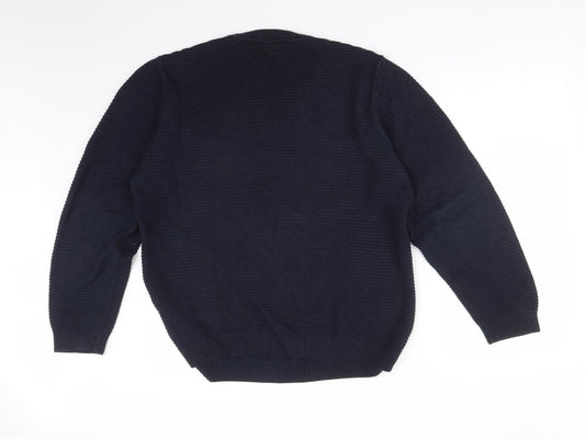 Mens UK Size L M&S Blue Pullover Sweatshirt