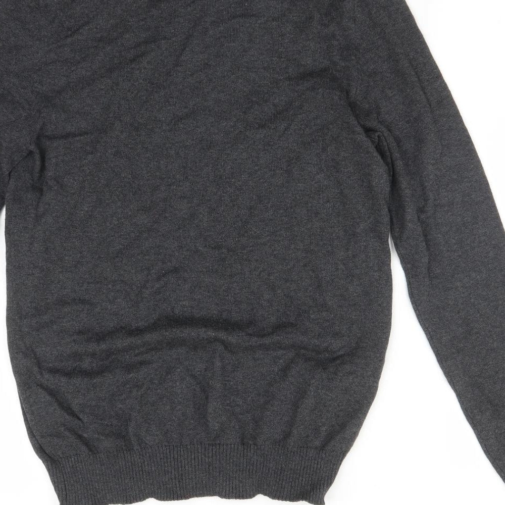 Mens UK Size S Charles Wilson Grey Pullover Sweatshirt