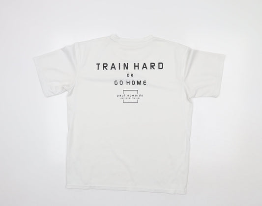 SPIRO Mens White Basic T-Shirt Size M