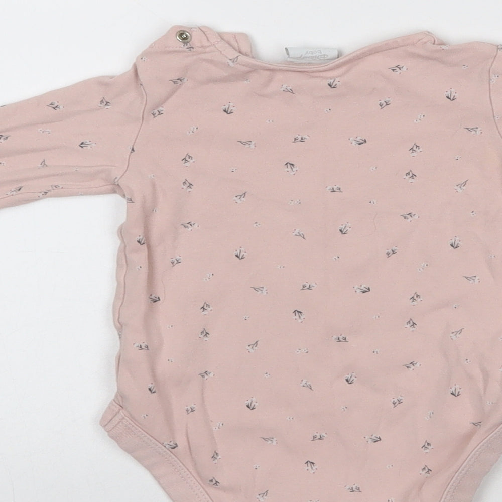 Disney Baby Baby Pink Floral Romper One-Piece Size 12-18 Months