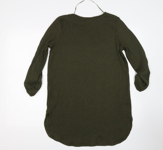 Primark Womens Green Pullover Jumper Size M
